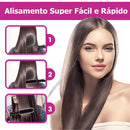 Escova Alisadora 5 em 1 Bivolt Smooth Hair® Seca, Alisa e Hidrata + BRINDE Modelador de Cachos Elétrico Bivolt