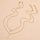 Conjunto Triplo com Pérolas e Zircônias