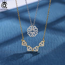 Colar Trevo de Coração™