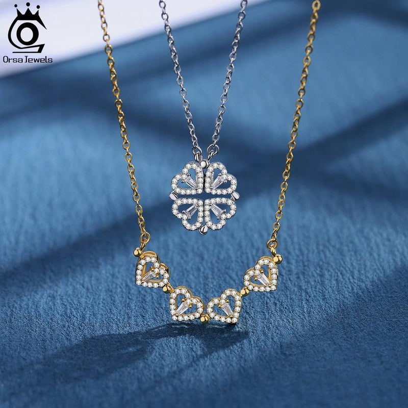 Colar Trevo de Coração™